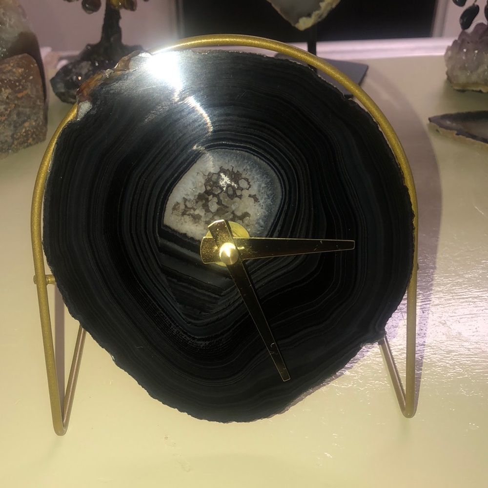 Agate clock